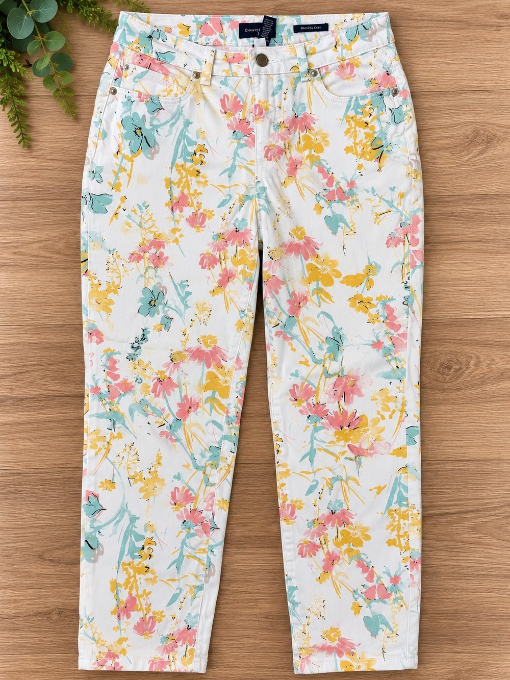 Charter Club Bristol Capri Floral Pants Size 4